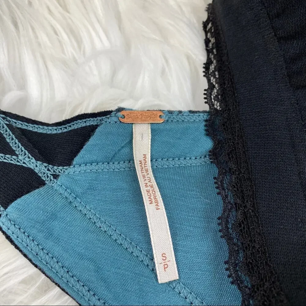 Free People Women's Blue Mini Bodycon Dress Size S Cutout‎ Back Y2K Night Luxe